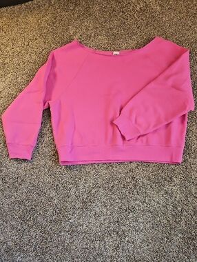 NWOT Off Shoulder Sweatshirt